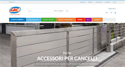 Desktop Screenshot of facsrl.com